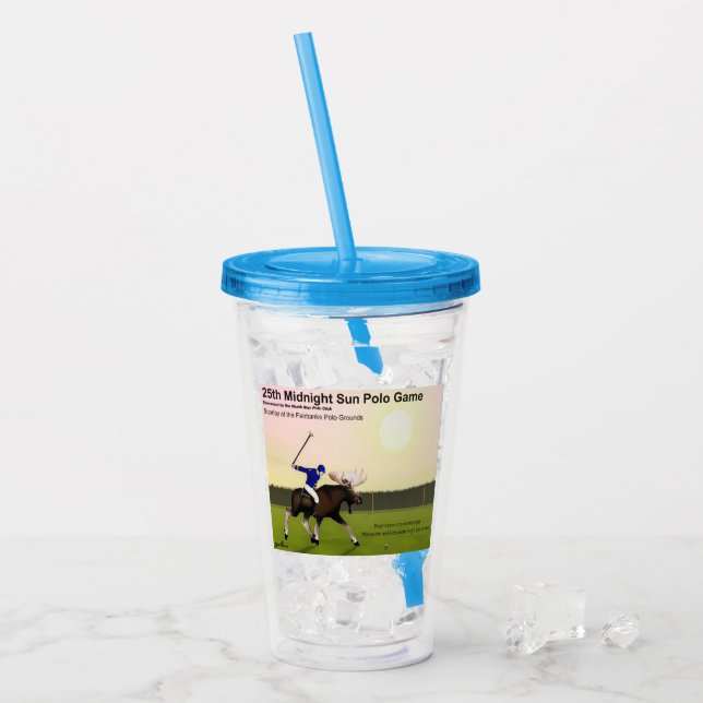 Midnight Sun Polo Acrylic Tumbler (Front Ice)