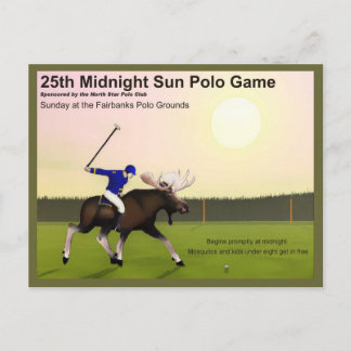 Midnight Sun Polo Postcard