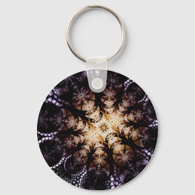 Midnight Sunflower Key Ring (Front)