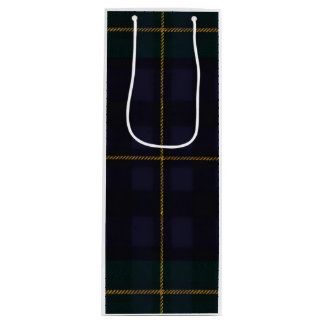Midnight Tartan Wine Gift Bag