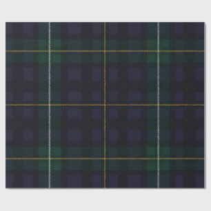 Midnight Tartan Wrapping Paper