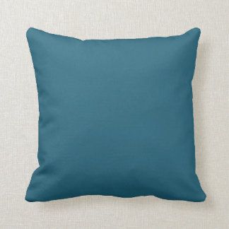 Midnight Teal Solid Pillow