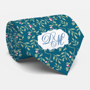 Midnight Teal Wedding Keepsake Neck Tie