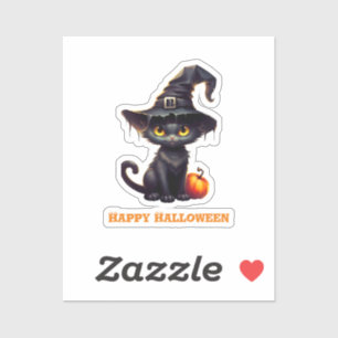 Midnight The Witchy Black Cat Halloween