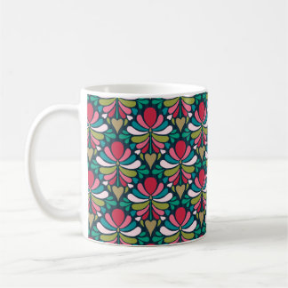 Midnight topiary coffee mug
