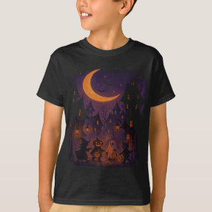 "Midnight Trick-or-Treat: A Haunted Halloween Tee