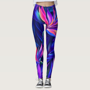 Midnight Tropical Rainforest Leggings
