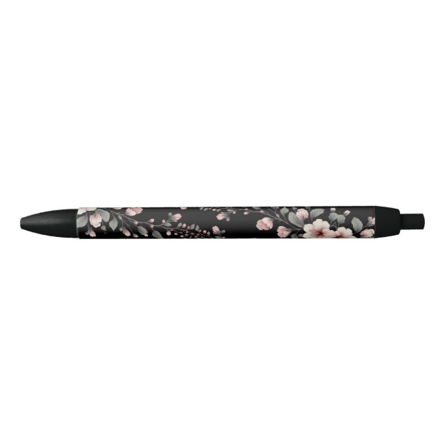 Midnight Tropics Black Ink Pen (Front)