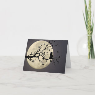 Midnight Under the Moon Note Card