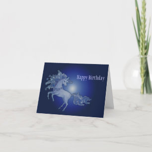 Midnight Unicorn - Customised Card