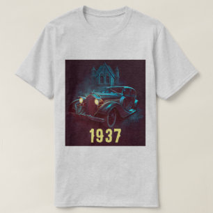 MIDNIGHT VINTAGE CAR 1937   T-Shirt