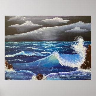 Midnight Wave Poster