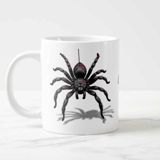 Midnight Weaver (Spider and the Web) Themed  Large Coffee Mug (Left)