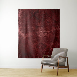 Midnight Wine Romance Satiny Grunge Backdrop Tapestry