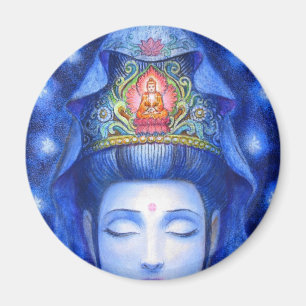 Midnight Zen Meditation Kuan Yin Magnet