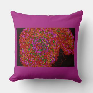 Midnight's Bloom Cushion
