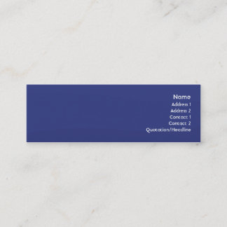 Midnightwave - Skinny Mini Business Card