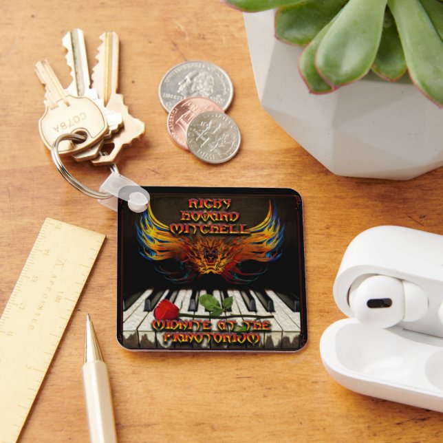 Midnite at the Pianotorium Key Ring (Desk)