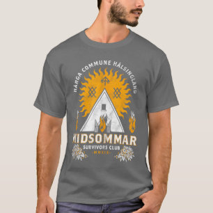 Midsommar Survival Club Scary Horror Summer Festiv T-Shirt