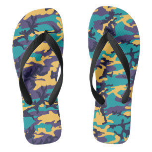 Midsummer Camo Pattern Jandals
