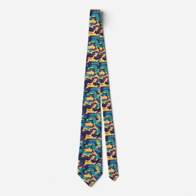 Midsummer Camo Pattern Tie (Front)