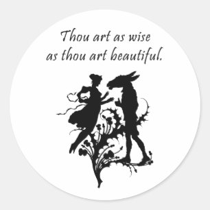 Midsummer Dream Classic Round Sticker