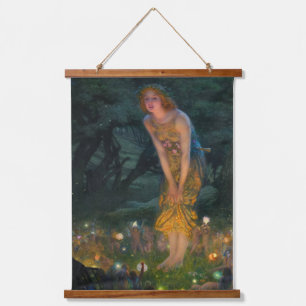 Midsummer Eve by Edward Robert Hughes Hanging Tapestry