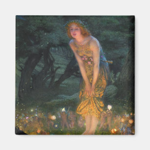 Midsummer Eve c. 1908 by Edward Robert Hughes Magnet