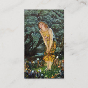 Midsummer Eve, Edward Robert Hughes Business Card