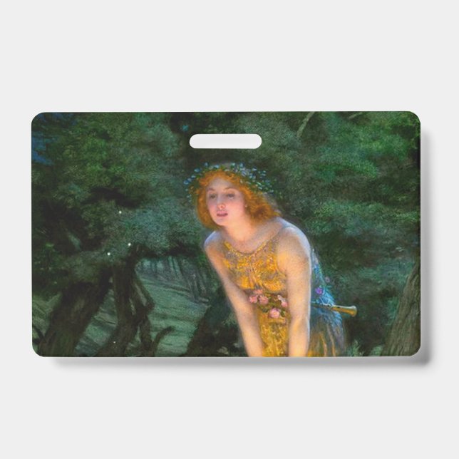 Midsummer Eve Edward Robert Hughes ID Badge (Front)