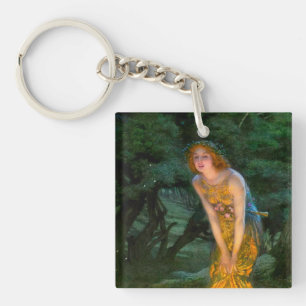 Midsummer Eve Edward Robert Hughes Key Ring