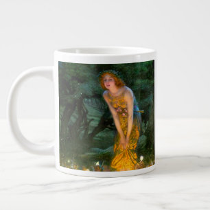 Midsummer Eve Edward Robert Hughes Large Coffee Mug