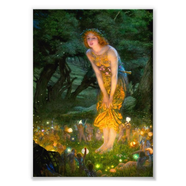 Midsummer Eve Edward Robert Hughes Photo Print (Front)