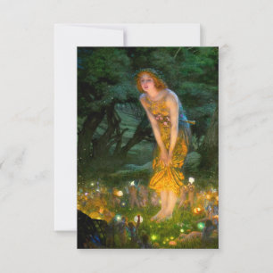 Midsummer Eve Edward Robert Hughes RSVP Card