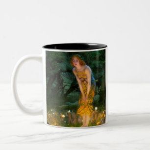 Midsummer Eve Edward Robert Hughes Two-Tone Coffee Mug