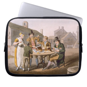 Midsummer Eve, from `Costume of Yorkshire' engrave Laptop Sleeve