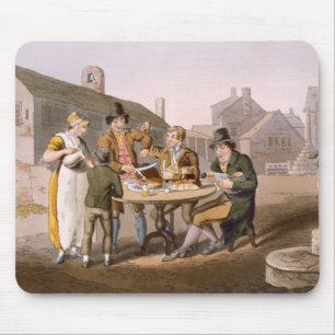 Midsummer Eve, from `Costume of Yorkshire' engrave Mouse Pad