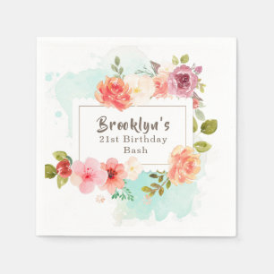 Midsummer Floral Dreams Napkin