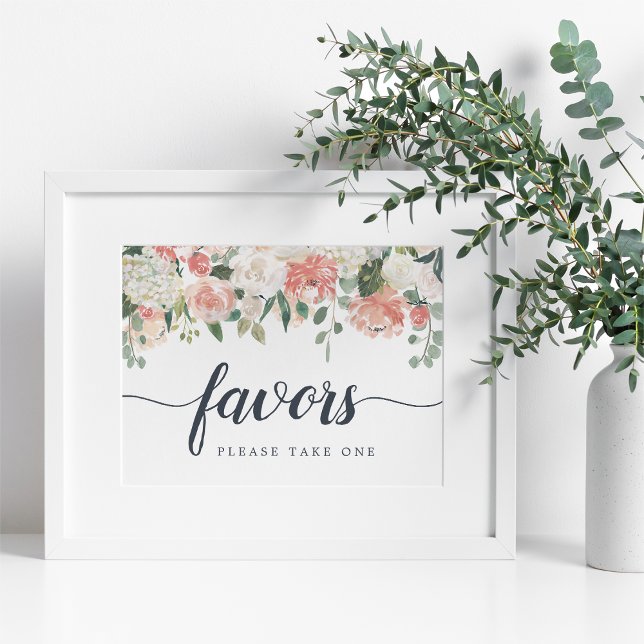 Midsummer Floral Wedding Favour Sign (Creator Uploaded)