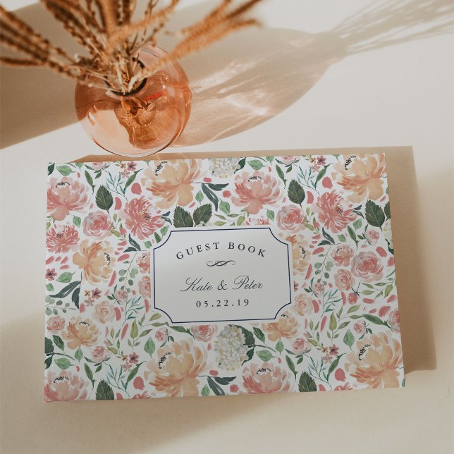 Midsummer Floral Wedding Guest Book (Creator Uploaded)