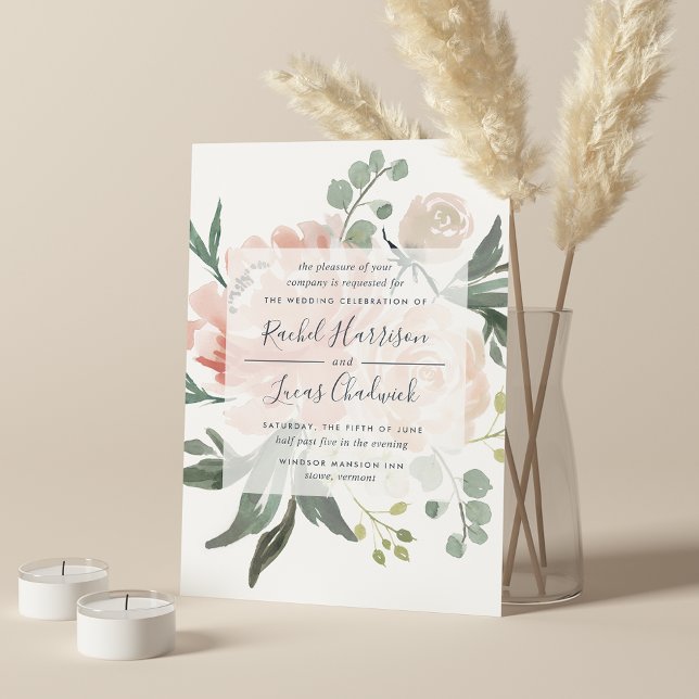 Midsummer Floral Wedding Invitation (Creator Uploaded)