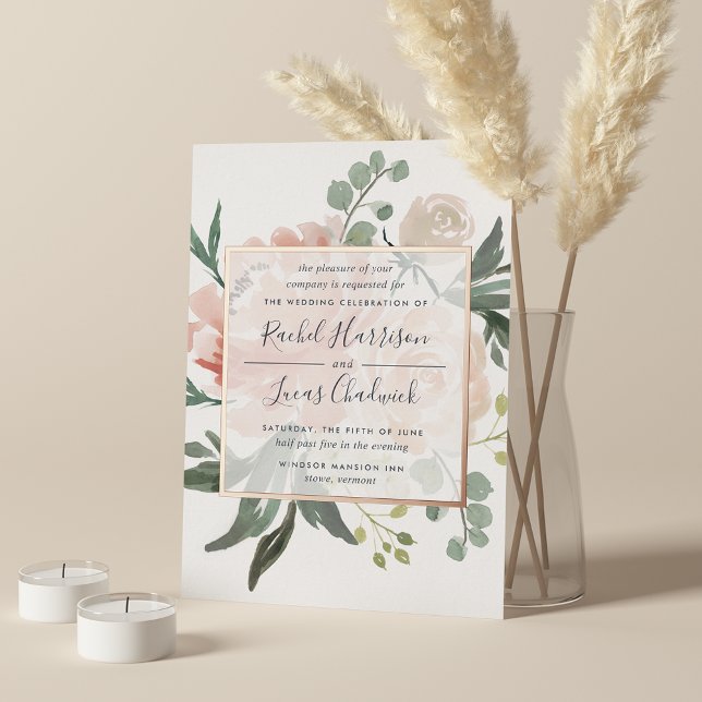 Midsummer Floral Wedding Rose Gold (Creator Uploaded)