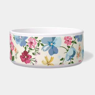 Midsummer meadow, blooming plant pattern.