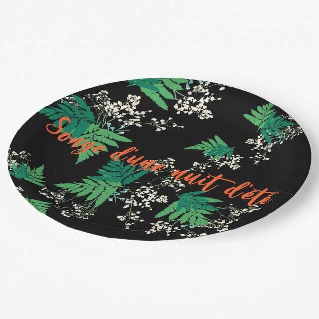 Midsummer night’s dream paper plate (Angled)
