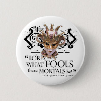 Midsummer Night's Dream Quote 6 Cm Round Badge