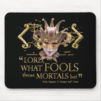 Midsummer Night's Dream Quote (Gold Version) Mouse Pad