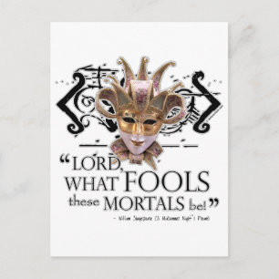 Midsummer Night's Dream Quote Postcard