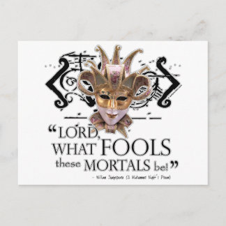 Midsummer Night's Dream Quote Postcard
