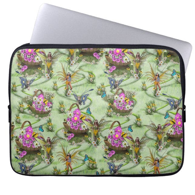 Midsummer Spring Festival Gatherers Laptop Sleeve (Front)