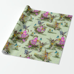 Midsummer Spring Festival Gatherers Wrapping Paper